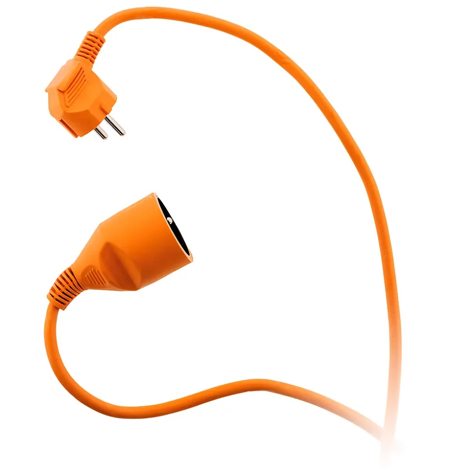 Prolongateur jard. 16A 50m orange Zenitech