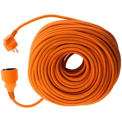 Prolongateur jard. 16A 50m orange Zenitech