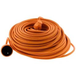 Prolongateur jard. 16A 50m orange Zenitech