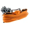 Prolongateur jardin 2x1,5mm² 25m - Orange - Zenitech