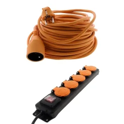 Prolongateur 25m + bloc étanche extérieur IP44 - Zenitech