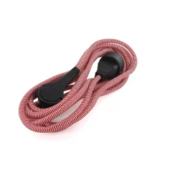 Prolongateur Schuko fiche plate 5m rouge/blanc Chacon