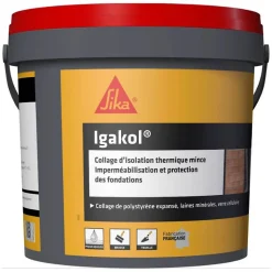 Pâte bitumineuse Sika Igakol seau de 5 kg