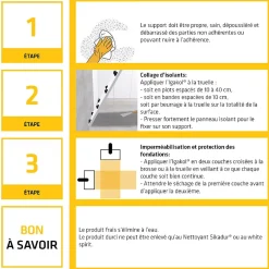 Pâte bitumineuse Sika Igakol seau de 5 kg