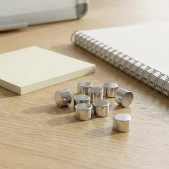 Punaise magnétique Ø.9 Chrome Diall vendue par 6 pièces