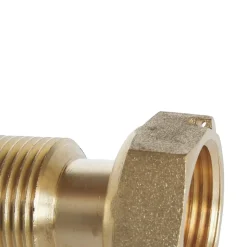 Raccord 2 pièces pour compteur mâle 1/2-femelle 3/4