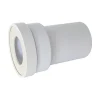 Raccord - Pipe droite mâle - 100mm - Couleur blanche - Idéale pour installations sanitaires