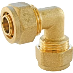 Raccord coudé égal à compression pour tube Multicouche Ø16 mm