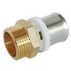Raccord droit à sertir pour tube Multicouche Ø26 - droit mâle 20/27 (3/4")