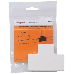 Raccord en T pour moulure 40 x 16 mm Legrand