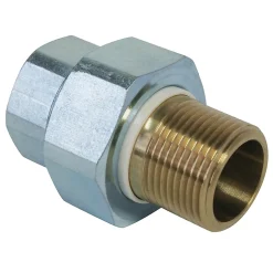 Raccord isolant laiton 3/4 mâle femelle, lot de 2