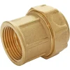 Raccord laiton droit pour PE Ø20 - Femelle 15/21 (1/2")