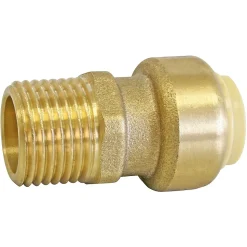 Raccord mâle à clipser pour tube cuivre ou PER Ø12 - Mâle 12/17 (3/8')