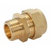 Raccord mâle bicône pour tube cuivre Ø14 - Mâle 12/17 (3/8")