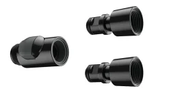 Raccord rapide 1/2 pour douchette, noir, Hansgrohe