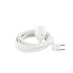 Rallonge + USB-C 5m - Blanc - Chacon