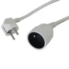 Rallonge blanche H05VVF 3G1 5mm² 10m avec clapet