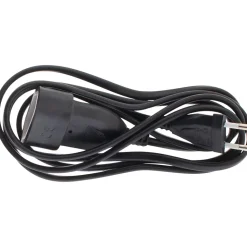 Rallonge de câble HO5VV-F 2x1mm² - 2m - noir - Zenitech