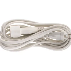 Rallonge de câble HO5VV-F 2x1mm² - 5m - blanc - Zenitech