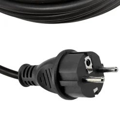Rallonge de jardin noire Schuko 10 m 3x1,5 mm² IP44 HOROZ