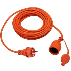 Rallonge de jardin orange Schuko 10 m 3x1,5 mm² IP44 HOROZ