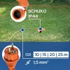 Rallonge de jardin orange Schuko 25 m 3x1,5 mm² IP44 HOROZ