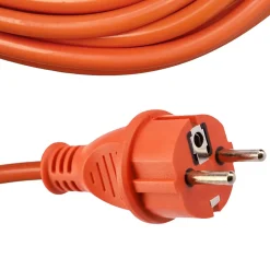 Rallonge de jardin orange Schuko 25 m 3x1,5 mm² IP44 HOROZ