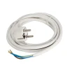 Rallonge HO5VVF 3x1,0mm² - 1,5m - Blanc - Chacon