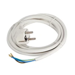 Rallonge HO5VVF 3x1,0mm² - 1,5m - Blanc - Chacon