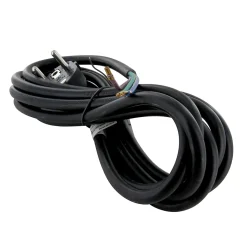 Rallonge HO5VVF 3x1,5mm2 - 3m - noir - Chacon