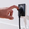 Rallonge intérieur H05VV-F Diall 3 x 1.5 mm² 3m + prise noir