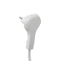 Rallonge intérieur H03VVH2-F Diall 2 x 0.75mm² 3m prise blanc