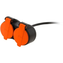 Rallonge IP44 2 prises + clapet 10m Zenitech