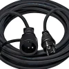 Rallonge électrique 10 m câble H07RN-F 3G2,5 avec prise clapet IP44 - 3500 W