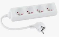 Rallonge électrique 1 prise 16A longueur 3 mètres