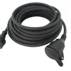 Rallonge électrique Diall H07RNF 3G1 5mm² avec clapet 20m noir