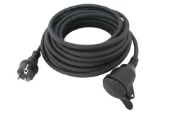 Rallonge électrique Diall H07RNF 3G1 5mm² avec clapet 20m noir