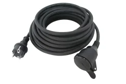 Rallonge électrique Diall H07RNF 3G1 5mm² avec clapet 20m noir