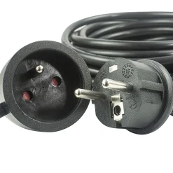 Rallonge électrique extérieure 10 m IP44 câble robuste avec cache prise