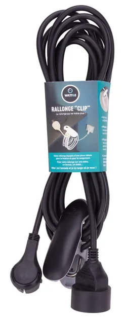 Rallonge électrique R-3MCLIP-NR-CT