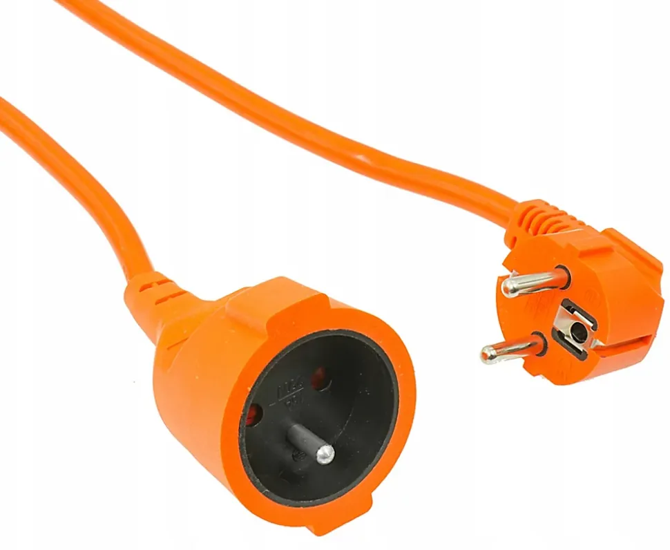 Rallonge électrique 3x1,0 mm 10 m orange