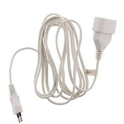 Rallonge 10m - HO3VVH2F 2x0,75mm² 6A - blanc - Zenitech