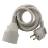 Rallonge 1,90m - HO3VVH2F 2x0,75mm² 6A - blanc - Zenitech