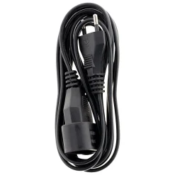 Rallonge 3m - HO3VVH2F 2x0,75mm² 6A - noir - Zenitech