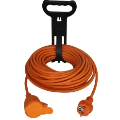 Rallonge orange Diall H05VVF 3G1 5mm² 20m avec clapet