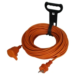 Rallonge orange Diall H05VVF 3G1 5mm² 40m avec clapet