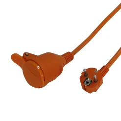 Rallonge orange Diall H05VVF 3G1 5mm² 40m avec clapet