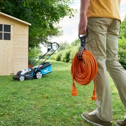 Rallonge orange Diall H05VVF 3G1 5mm² 40m avec clapet