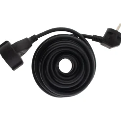 Rallonge Schuko HO5VV-F 3G1,5mm² 5m - noir - Zenitech