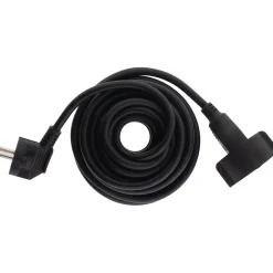Rallonge Schuko HO5VV-F 3G1,5mm² 5m - noir - Zenitech
